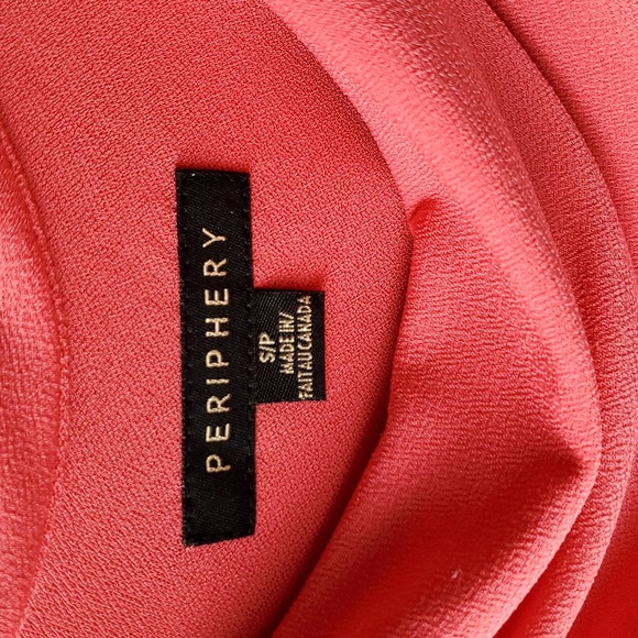 Periphery - coral sleeveless top. Size: small. - Picture 3 of 4